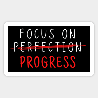 Focus on Progress Sticker